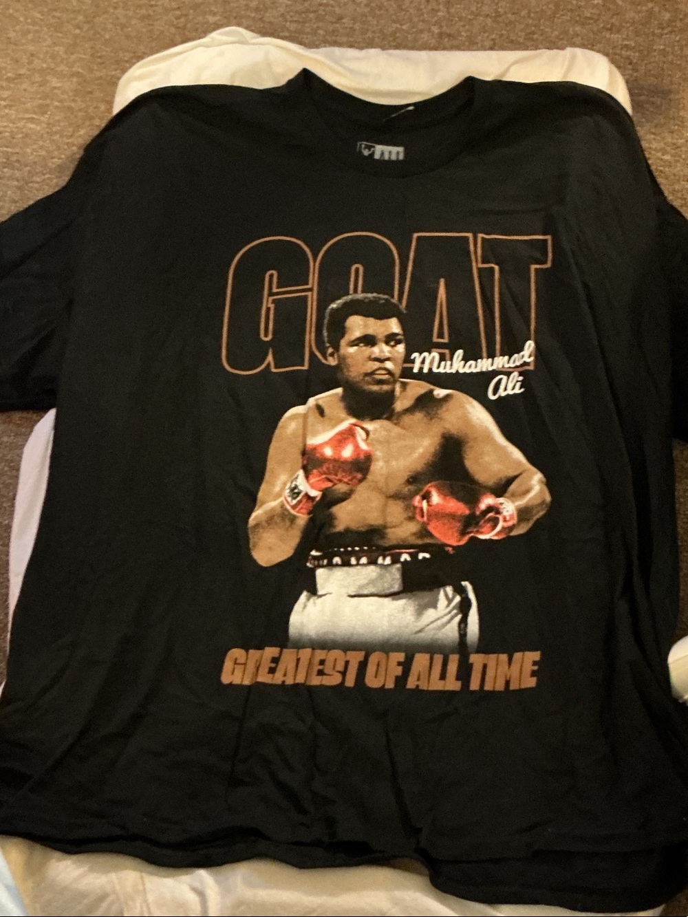 Muhammad Ali GOAT Graphic Tee - Black